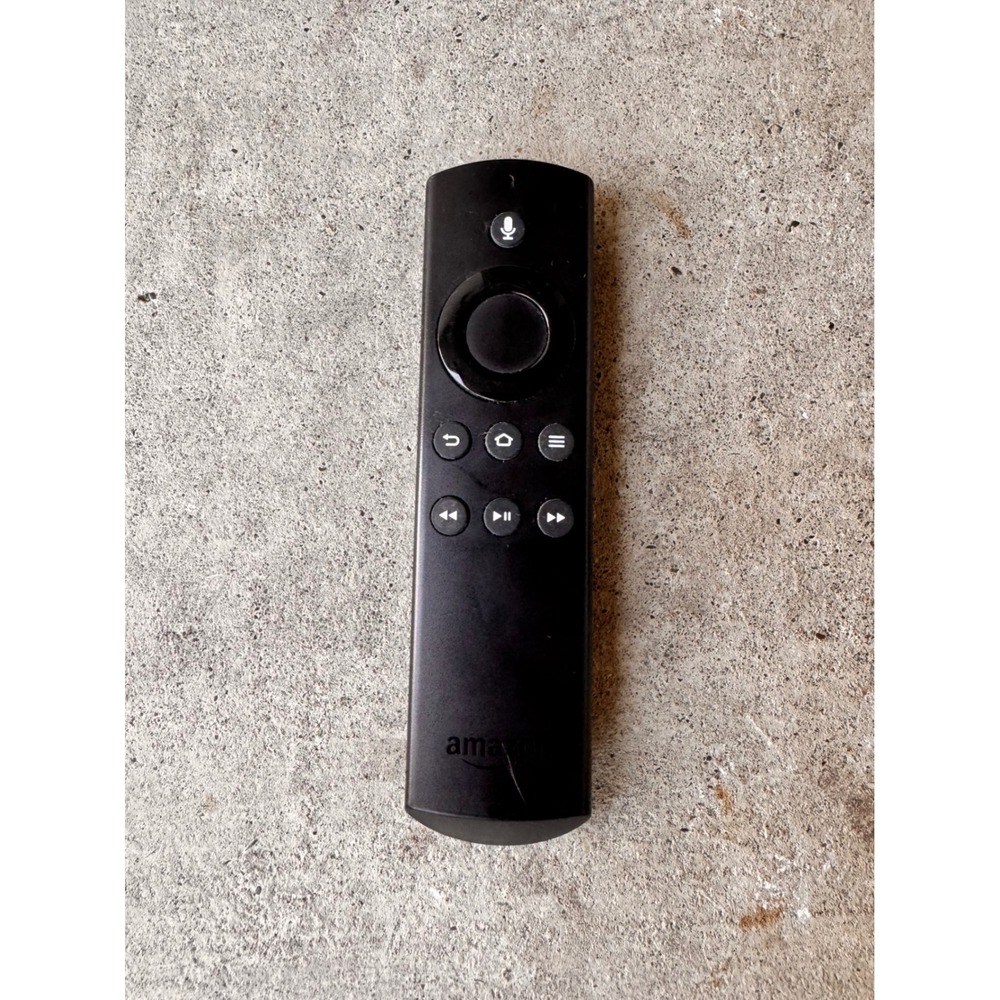 Amazon Fire TV Remote Control Voice Remote Black with Battery Compartment- works